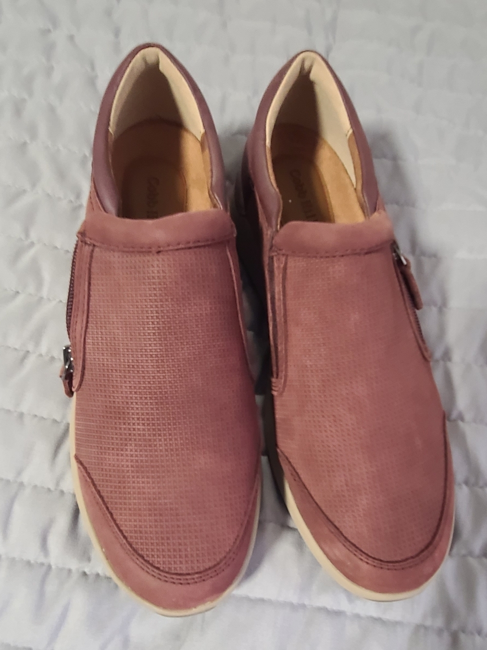 Cobb Hill Mauve/Pink Slip-On Loafers